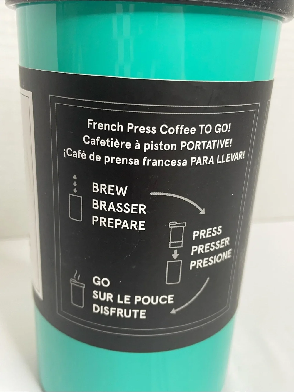 Presse by bobble Teal Travel French Press Tumbler